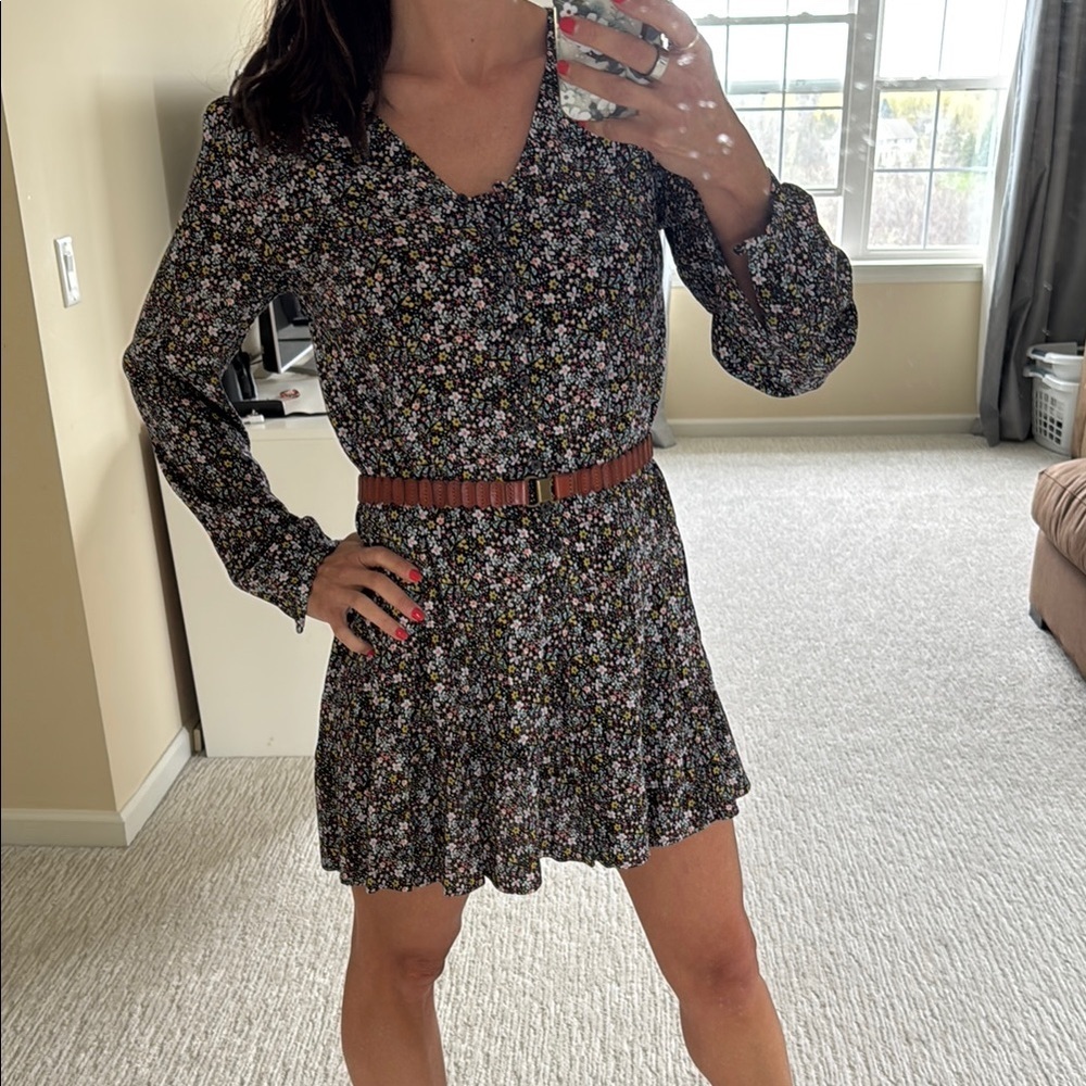 Loft Floral loose flowy Dress - Picture 2 of 5